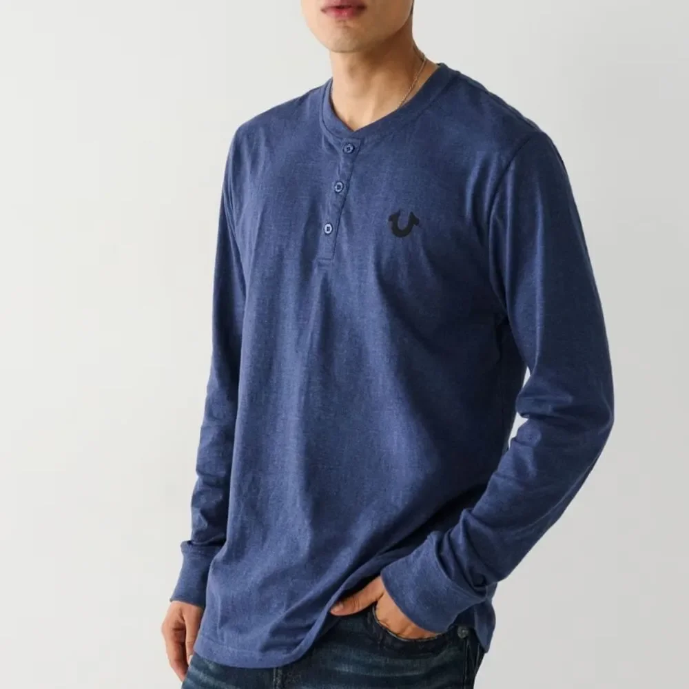 True‎ Religion Horseshoe Logo Henley